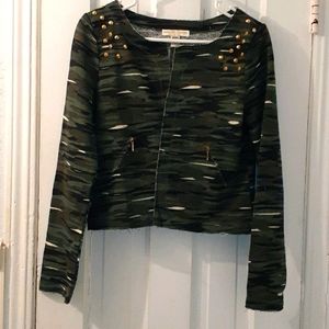 DONATED Love By Design Camo Blazer